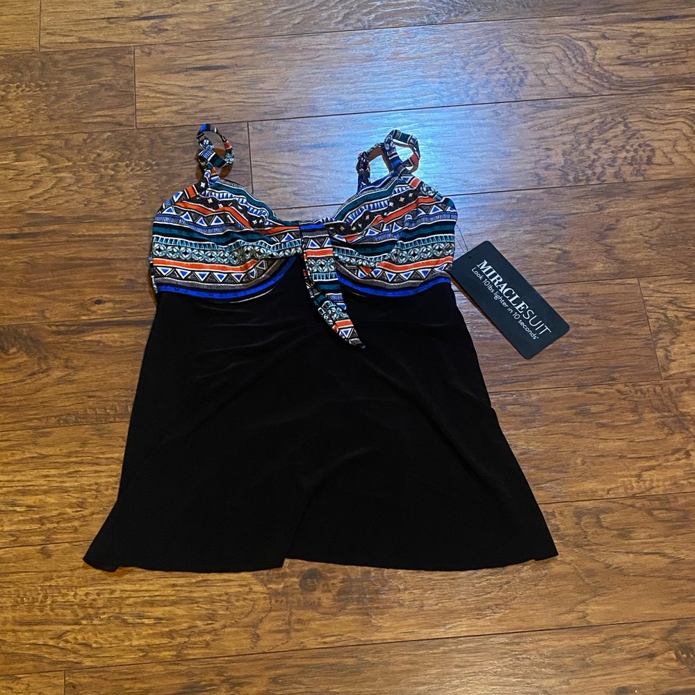 Miraclesuit tribal print Tankie top